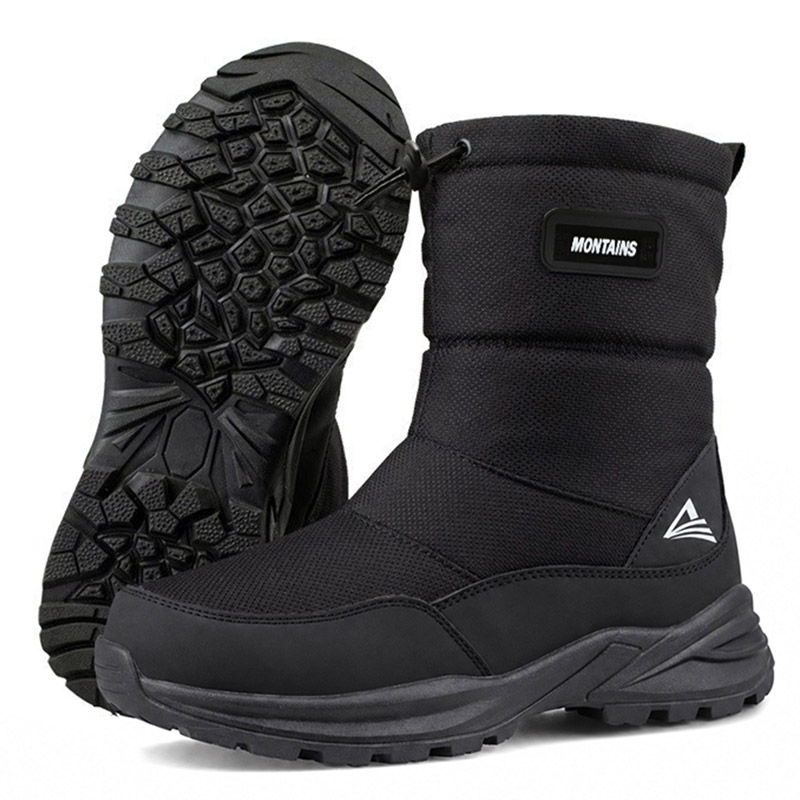 Men'S Shoes Water Resistant - Botas de neve para homem, quentes,