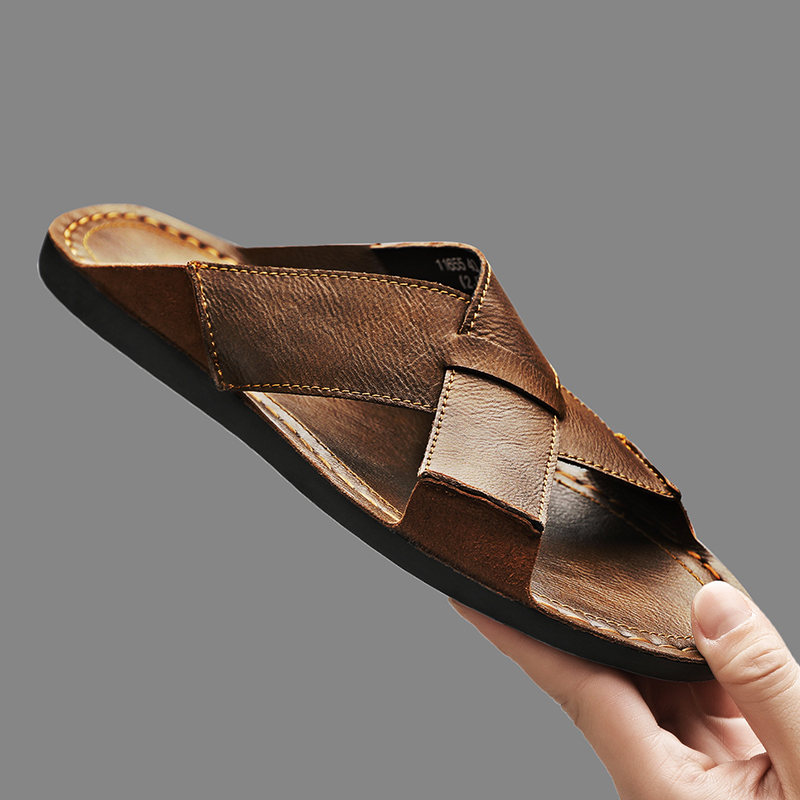 Moda couro genuíno dos homens  - Men'S Shoes Hey Dude avaliação e preço