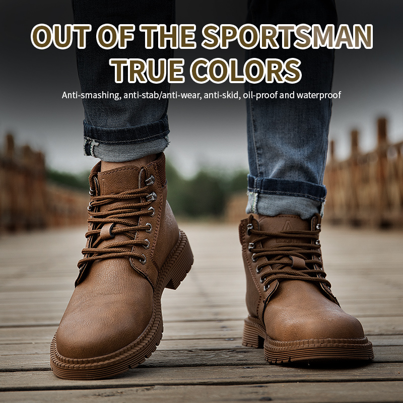 Botas de trabalho impermeáveis - Men'S Shoes Water Resistant avaliação e preço