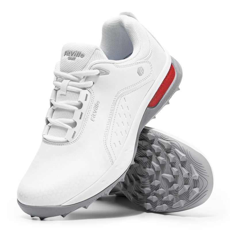 Sapatos de golfe masculinos Fi - Men'S Shoes Water Resistant avaliação e preço