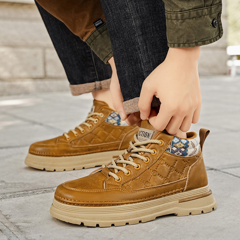 Botas Masculinas 2026 de Cano  - Men'S Shoes With Height Increase avaliação e preço